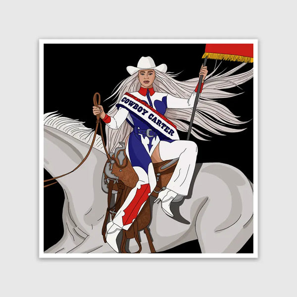 Cowboy Carter Beyonce Sticker