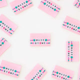Made By Me Friendship Bracelet - Sewing Woven Labels