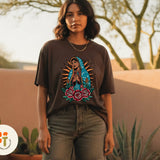Tonantzin Madre Tierra Mexican Indigenous Art Tee