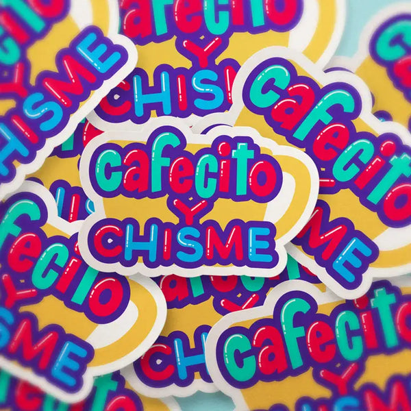 Cafecito y Chisme Sticker