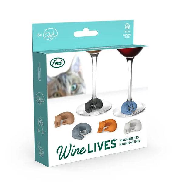 Wine Lives - Cat Drink Markers