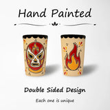 Red Luchador Shot Glass
