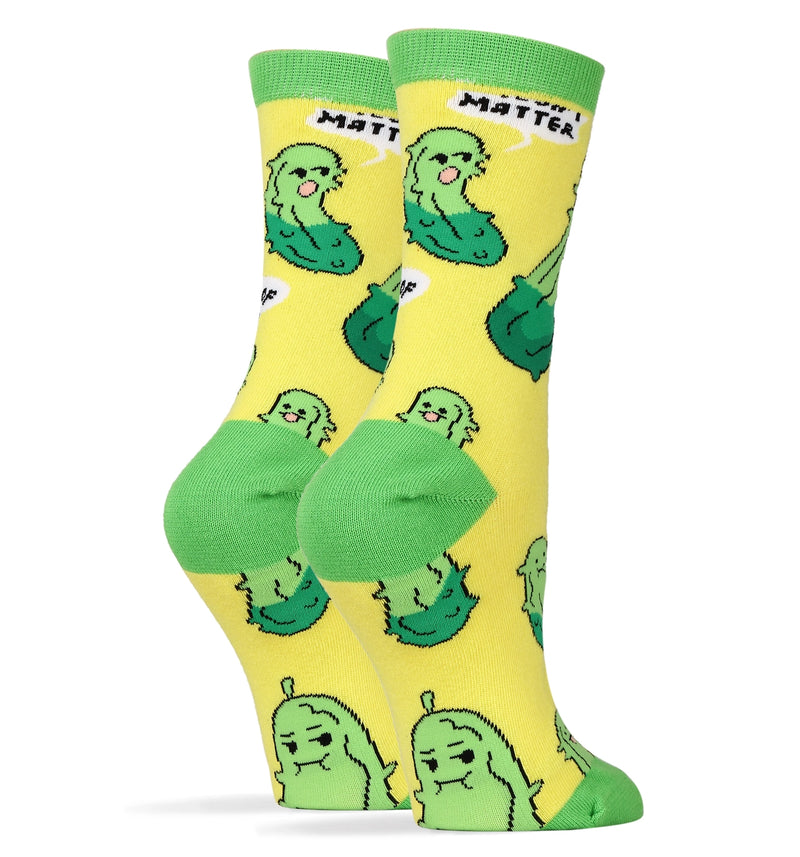 Big Dill | Women's Cotton Crew Funny Socks