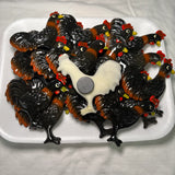 Black Rooster Kitchen Magnet