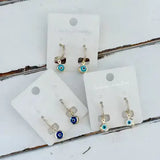 Evil Eye Hoop Earrings