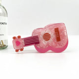Pink Guitar Hair Clip