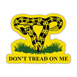 Don't Tread On Me Uterus Sticker