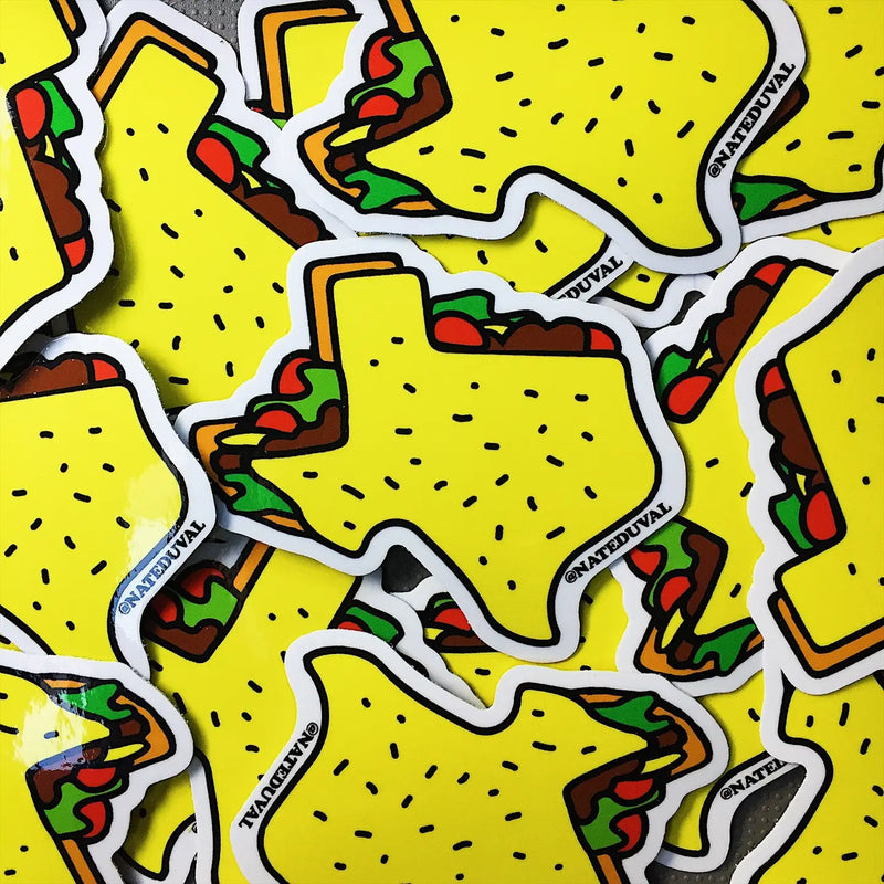 Texas Taco Sticker