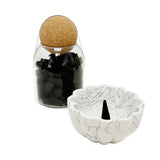 Sandalwood & Fig Fragrance: 100 Piece Incense Cones in Jar