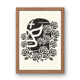 Rose Luchador Art Print (8x10)