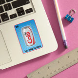 Loteria Diet Cola La Adicción Die Cut Sticker