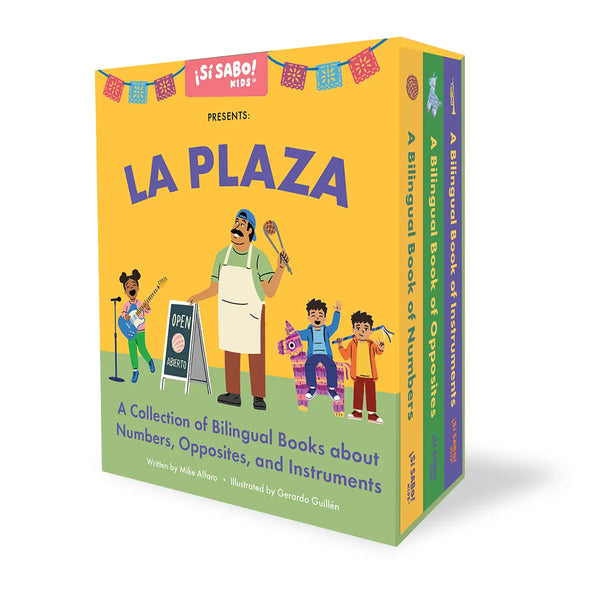 La Plaza (Sí Sabo Kids): A Collection of Bilingual Books