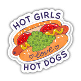 Hot Girls Love Hot Dogs Sticker