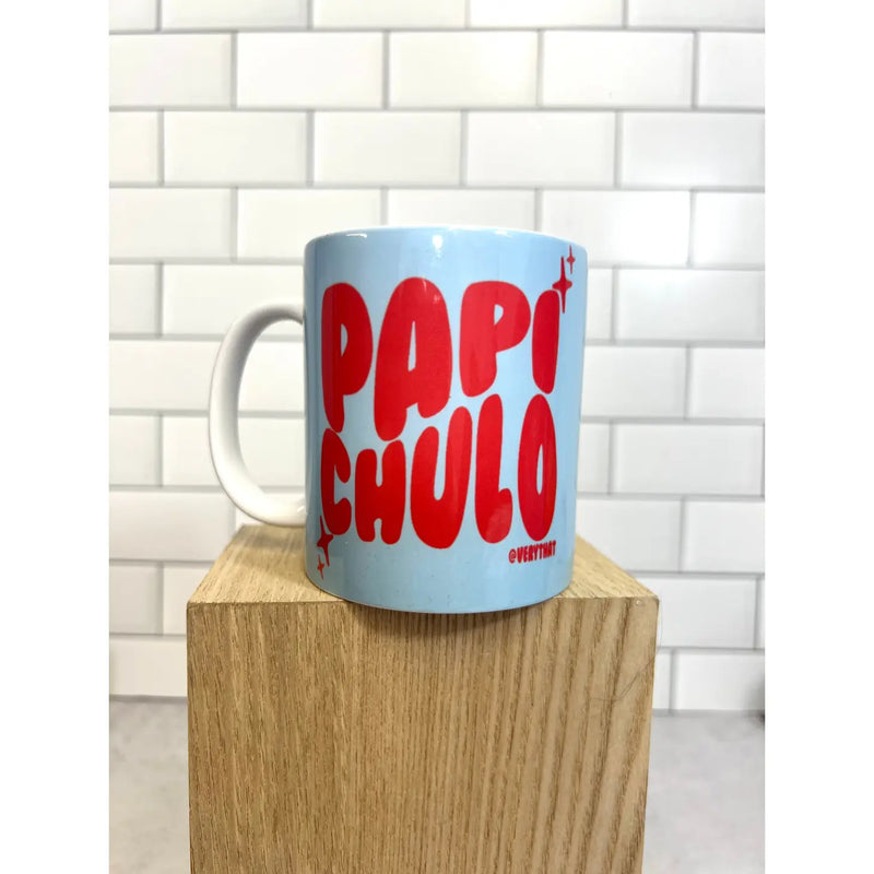 Papi Chulo Blue Mug