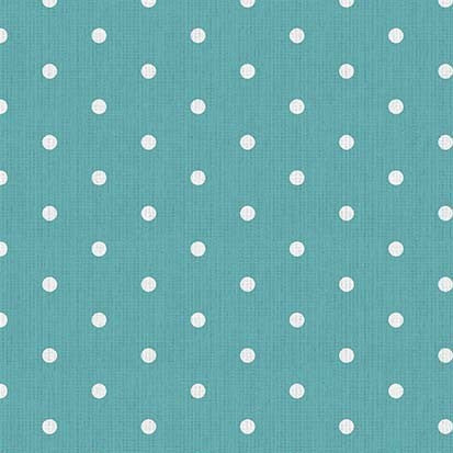 F2146 Retro Polka Dots - Teal