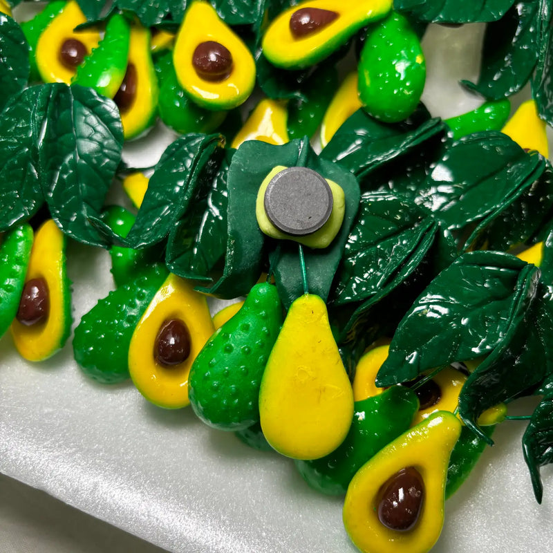 Hanging Avocados Kitchen Magnet