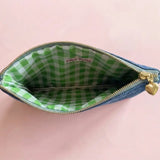 Denim + Bows - Bella: Medium Zipper Pouch