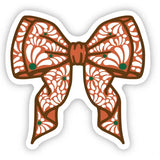 Artisanal Talavera Bow Sticker