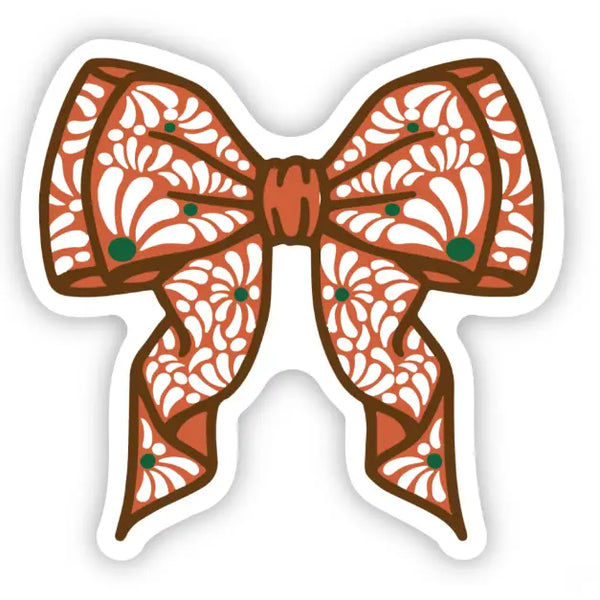 Artisanal Talavera Bow Sticker