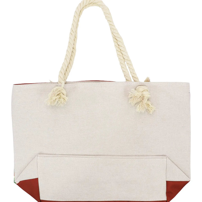 Red Our Lady of Guadalupe Tote Bag