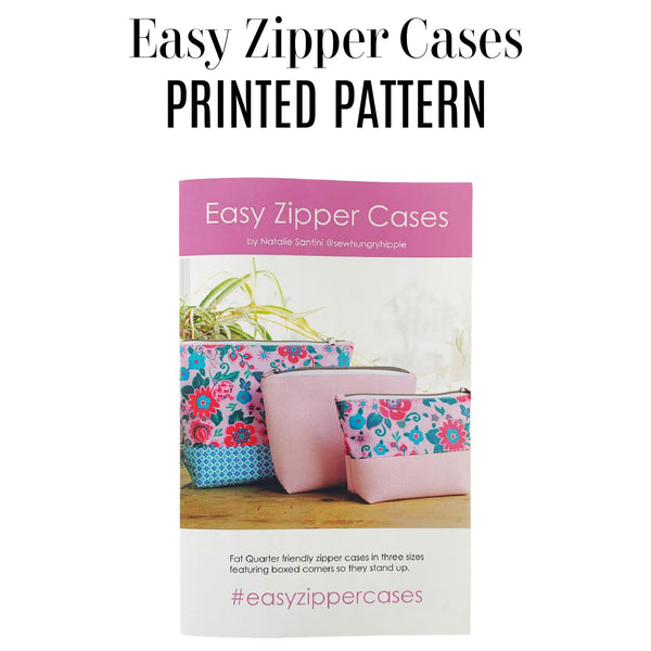 Easy Zipper Cases Sewing Pattern