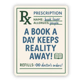 Book Prescription Sticker