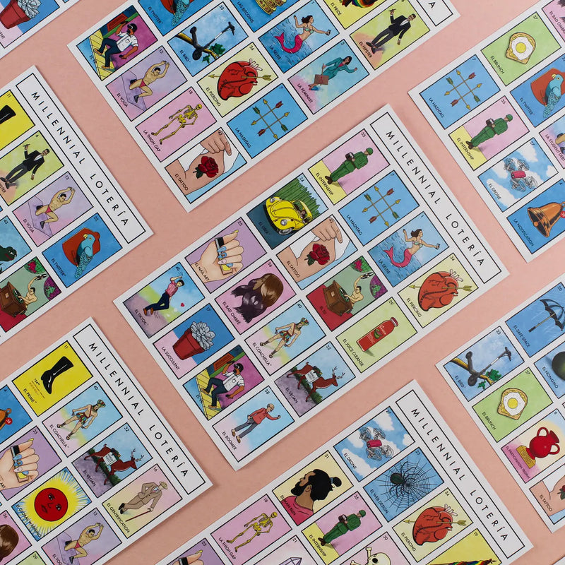 Millennial Loteria: Fiesta Edition (Family Friendly Edition)