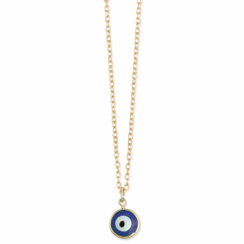 Calming Blue Evil Eye Necklace