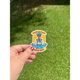 Take It Easy Cowboy Sticker