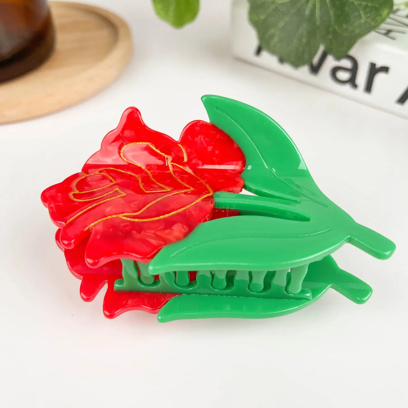 Rose Hair Clip