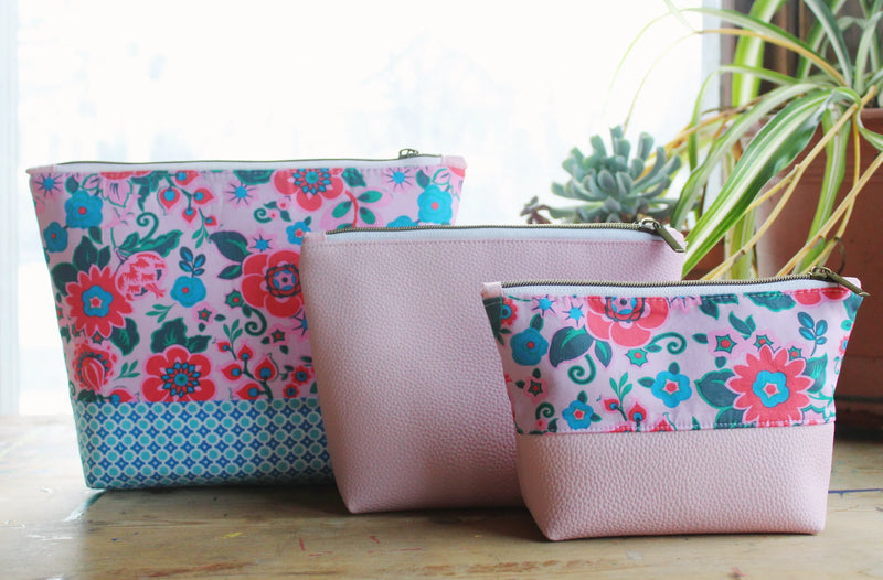 Easy Zipper Cases Sewing Pattern