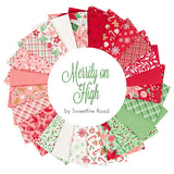 F3163 - Merrily on High - Christmas Plaids - Blush