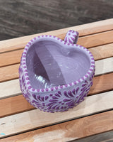 Lilac Heart Shaped Talavera Mug