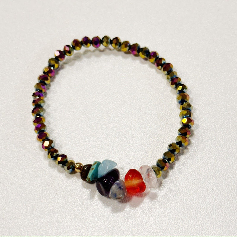 Iridescent Stone Bracelet