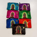 Virgin Mary Leather Coin Purse