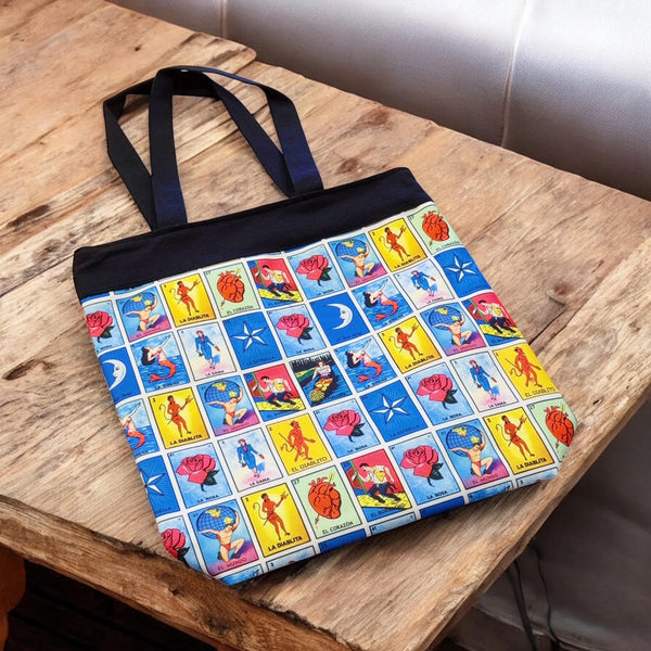Black Loteria Tote Bag