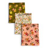 "Boho Florals"- 3 Piece Fabric Bundles