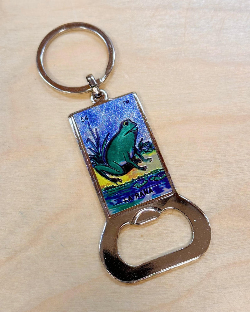 loteria keychain bottle opener from sew bonita in corpus christi, texas