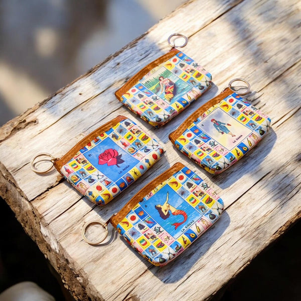 Patterned Loteria Icon Coin Purse