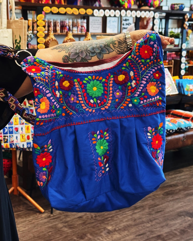 Embroidered Blusa Crossbody Bag (Multiple Colors)