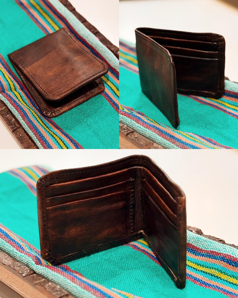 Leather Mexico Bi-Fold Wallet