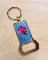 loteria keychain bottle opener from sew bonita in corpus christi, texas