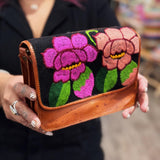 Small Leather Embroidered Crossbody