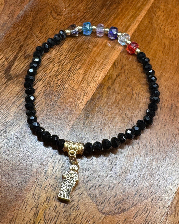 Black Saint Jude Bracelet