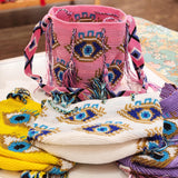 Evil Eye Wayuu Bucket Bag