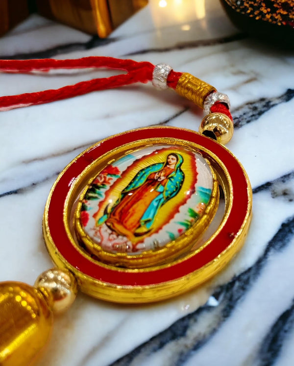 virgen de guadalupe virgin mary car or puse pendant at sew bonita in corpus christi, texas