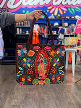 Virgen de Guadalupe Bag at Sew Bonita in Corpus Christi, TX.