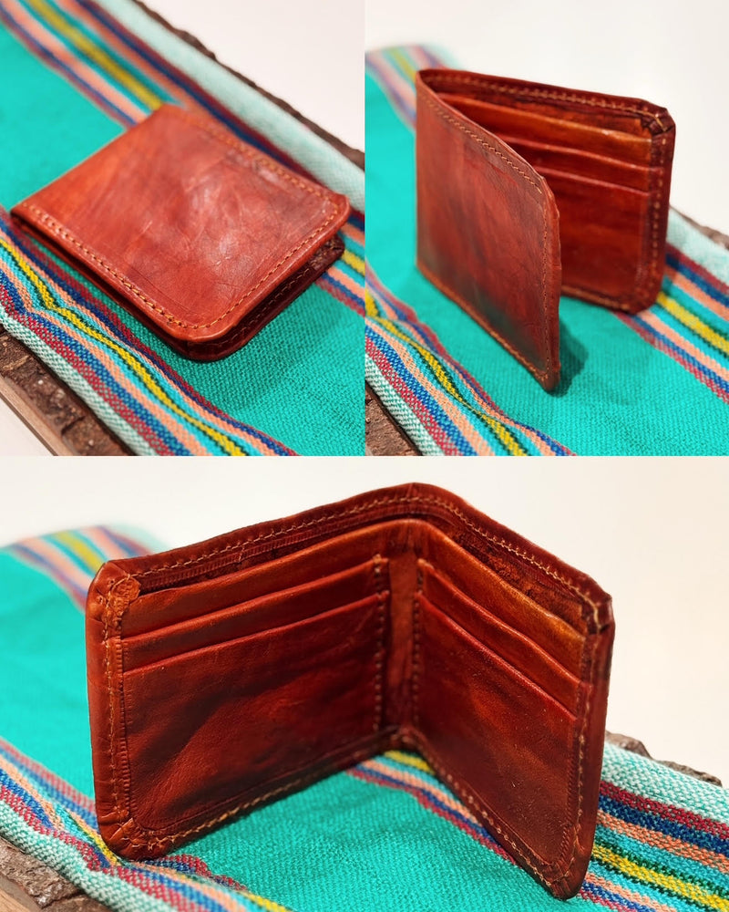 Leather Mexico Bi-Fold Wallet