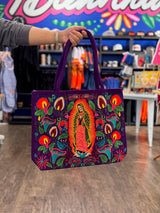 Virgen de Guadalupe Bag at Sew Bonita in Corpus Christi, TX.