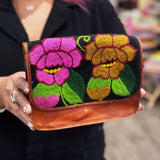 Small Leather Embroidered Crossbody